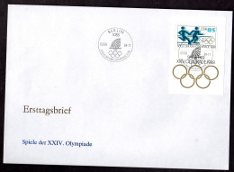 DDR, FDC Block "Spiele Der XXIV. Olympiade 1988" - Altri & Non Classificati