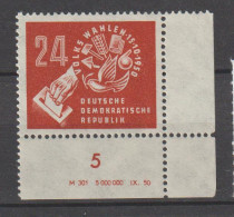 DDR-Druckvermerke: Volkswahlen 1950  (DV) - Andere & Zonder Classificatie