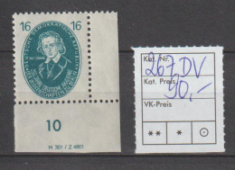 DDR-Druckvermerke: Aus Dem Akademiesatz 1950 16 Pfg. (Grimm)  Mit  DV - Autres & Non Classés