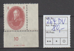 DDR-Druckvermerke: Aus Dem Akademiesatz 1950 8 Pfg. (Humboldt)  Mit  DV - Autres & Non Classés