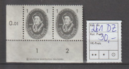 DDR-Druckvermerke: Aus Dem Akademiesatz 1950 1 Pfg. (Euler)  Mit  DZ - Other & Unclassified