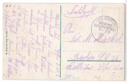 Marine-Schiffspost Nr. 39, Als  Feldpostkarte  - Other & Unclassified