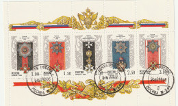 Russland: Orden Des 18./19. Jahrhunderts Kleinbogen, Gest. - Blocks & Sheetlets & Panes