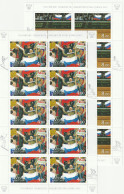 Russland: Gewinn Des Davis Cups. Kleinbogen ** (MNH) - Blocs & Feuillets