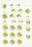 Russland: Früchte Kleinbögen, ** (MNH) - Blocks & Sheetlets & Panes
