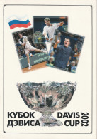 Russland: Gewinn Des Davis Cups. Souvenir-Folder Mit Zd.-KBgn, Gest. - Blocs & Feuillets