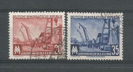 DDR 1956 Leipziger Messe Y.T. 239/240 (0) - Oblitérés