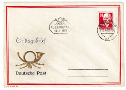 DDR-FDC:80 Pfg. "Roter Thälmann", Geprüft - Autres & Non Classés