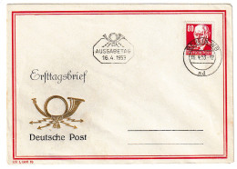 DDR-FDC:80 Pfg. "Roter Thälmann", Geprüft - Other & Unclassified