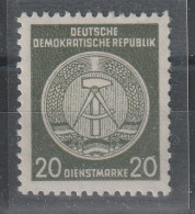 DDR: Dienstmarke 22 In Besserer Variante XI XI, **, Attest Mayer - Variétés Et Curiosités