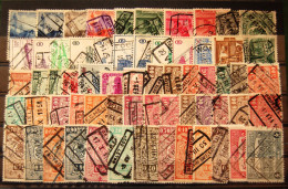 Belgique Belgium - Accumulation Of 63 Railroad Stamps Used - Otros & Sin Clasificación