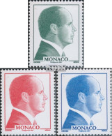 Monaco 2816I-2818I (kompl.Ausg.) Postfrisch 2006 Freimarken: Fürst Albert II. - Unused Stamps