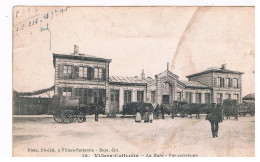 CPA VILLERS COTTERETS Place De La Gare Attelages - Stations Without Trains