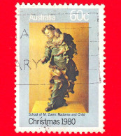 AUSTRALIA - Usato - 1980 - Natale - Madonna Col Bambino, Scuola Di Michael Zuern - 60 - Gebraucht
