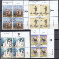 ALAND  225-228, 4erBlock Eckr., Postfrisch **, 2003, Aland, Musikalisches Kulturerbe, Lichterfest, Weihnachten - Aland