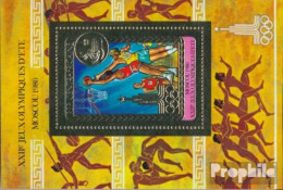 Zentralafrikanische Republik Block89A (kompl.Ausg.) Postfrisch 1980 Olympia - Unused Stamps