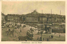 13 - Marseille - Quai Des Belges - Animée - Tramway - CPA - Voir Scans Recto-Verso - Vieux Port, Saint Victor, Le Panier