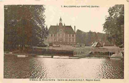 72 - Malicorne Sur Sarthe - Chateau De Rives-Sarthe - Centre De Jeunes S.N.C.F. Région Ouest - Animée - CPA - Voir Scans - Malícorne Sur Sarthe