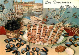 Recettes De Cuisine - Brochettes De Moules - Gastronomie - CPM - Carte Neuve - Voir Scans Recto-Verso - Ricette Di Cucina