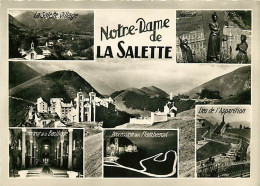 38 - La Salette - Pèlerinage De Notre Dame De La Salette - Multivues - Mention Photographie Véritable - Carte Dentelée - - La Salette