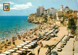 Espagne - Espana - Comunidad Valenciana - Benidorm - Playa De Levante Y Ciudad - Automobiles - CPM - Voir Scans Recto-Ve - Alicante