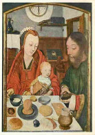 Art - Peinture Religieuse - Jan Mostaert - Harlem - Heilige Familie Beim Mahl - Carte Neuve - CPM - Voir Scans Recto-Ver - Tableaux, Vitraux Et Statues