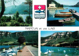 01 - Nantua - Et Son Lac - Multivues - Blasons - Carte Dentelée - CPSM Grand Format - Etat Léger Pli Visible - Voir Scan - Nantua