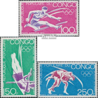 Kongo (Brazzaville) 357-359 (kompl.Ausg.) Postfrisch 1973 Olympische Sommerspiele - Nuovi