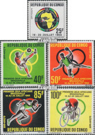 Kongo (Brazzaville) 76-80 (kompl.Ausg.) Postfrisch 1965 Afrikanische Spiele - Mint/hinged