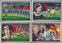 Dahomey 605A-608A (kompl.Ausg.) Postfrisch 1974 Fußball - Benin - Dahomey (1960-...)