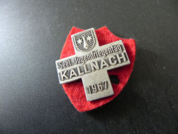 Old Badge Schweiz Suisse Svizzera Switzerland - Turnkreuz Kallnach 1967 - Ohne Zuordnung