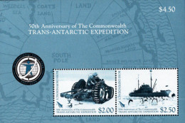 Ross Dependency - 2007 - Commonwealth Trans-Antarctic Expedition - 50 Years - Mint Souvenir Sheet - Nuevos