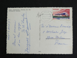 NORVEGE NORWAY NORGE NOREG AVEC YT 618 NORDEN MAISON NORDIQUE REYKJAVIK - SOGNEFJORD KRUNDALEN JOSTEDAL - Storia Postale