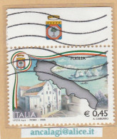 USATI ITALIA 2006 - Ref.1010A "REGIONI D'ITALIA: Puglia" 1 Val. Con Bandella - - 2001-10: Usados