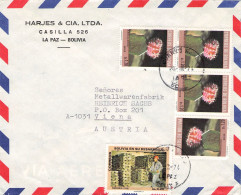 BOLIVIA - AIR MAIL 1972 LA PAZ - WIEN/AT / 6227 - Bolivien