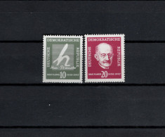 DDR 1958 Space, Max Planck Set Of 2 MNH - Europa