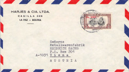 BOLIVIA - AIR MAIL 19?? LA PAZ - WIEN/AT / 6229 - Bolivien