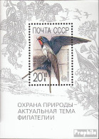 Sowjetunion Block211 (kompl.Ausg.) Postfrisch 1989 Naturschutz - Nuevos