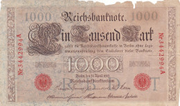 REICHSBANKNOTE 1000 - Other & Unclassified