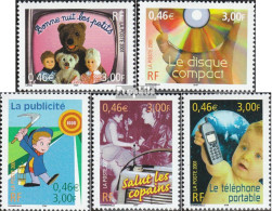 Frankreich 3512-3516 (kompl.Ausg.) Postfrisch 2001 Kommunikation - Ungebraucht