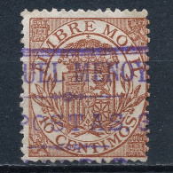 ESPAÑA 1904. TIMBRE MOVIL 10 CÉNTIMOS. Sello Fiscal Usado - Revenue Stamps