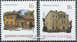 Makedonien 662-663 (kompl.Ausg.) Postfrisch 2013 Stadtansichten - Macedonia