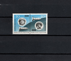 DDR 1963 Space, Vostok 5 And 6 Set Of 2 MNH - Europe