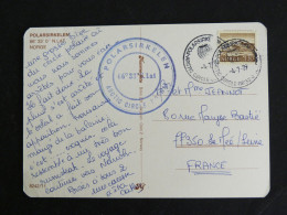 NORVEGE NORWAY NORGE NOREG AVEC YT 696 FORTERESSE STEINVIK - CACHET CERCLE POLAIRE POLARSIRKELEN ARCTIC CIRCLE - Lettres & Documents