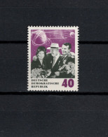 DDR 1964 Space, 70th Birthday Anniversary Of Nikita Chruschtschow, Gagarin 40 Pfg Stamp MNH - Europe