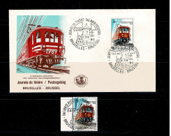 1969 1488 FDC (Bruxs) & Timbre MNH Met 1é Dag Stempel :   " Dag Van De Postzegel - Journée Du Timbre " - 1961-1970