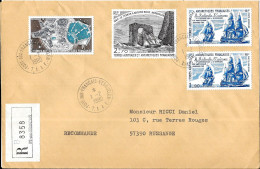 M136 - T.A.A.F - LETTRE RECOMMANDEE DE PORT AUX FRANCAIS KERGUELEN DU 01/02/80 - Covers & Documents