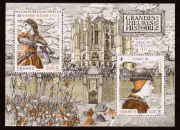 2021  Feuillet  N° F5540   "Grandes Heures De L'Histoire De France"   Neuf** - Mint/Hinged