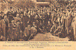 Hongrie - BUDAFOKON - A Boszniai és Herczegovinai Kereskedök Làtogatàsa 1901-ben A François-féle Pezsgöbor-gyàrban - Ungarn
