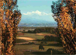 01 - Divonne Les Bains - Le Lac Léman Et Le Mont Blanc Vus De Divonne - CPM - Voir Scans Recto-Verso - Divonne Les Bains